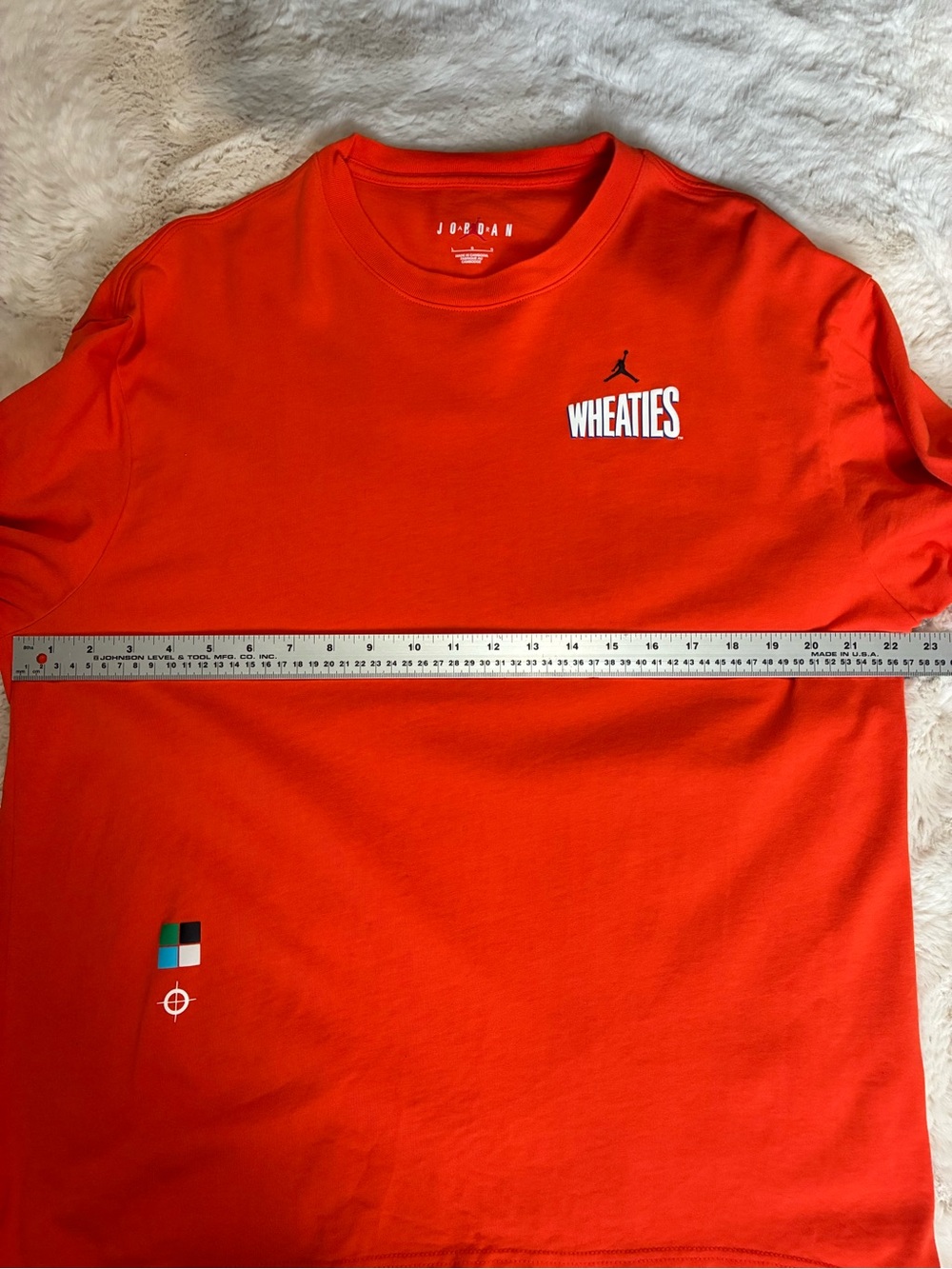 Jordan - Air Jordan Wheaties Flight MVP 85 Top 'Rush Orange Long Sleeve Shirt - Picture 7 of 9